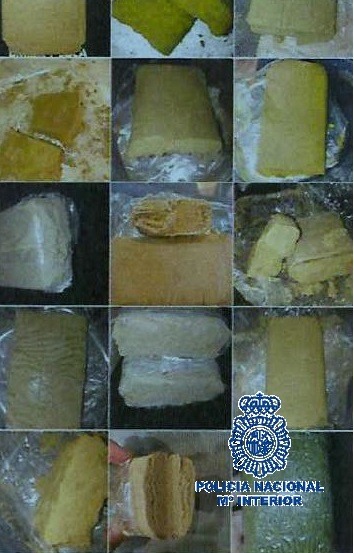 Incautados en Marín más de 1.300 kilos de cocaína procedente de Colombia durante una operación contra el narcotráfico