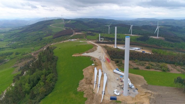 Galicia computa desde el año 2009 la activación de 42 proyectos de parques eólicos