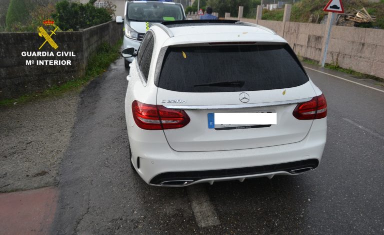 Detenido un vecino de Pontevedra por conducir de forma temeraria, con el carné sin puntos y positivo en alcohol