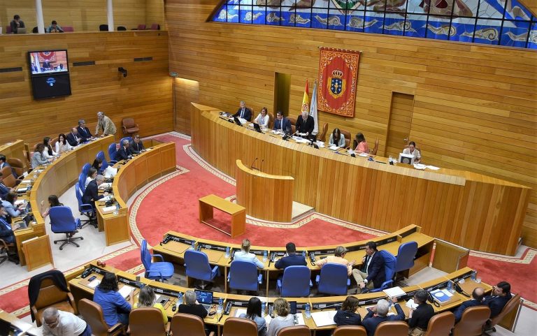 Cuatro textos legislativos a debate en el último pleno del Parlamento gallego antes del parón por las elecciones