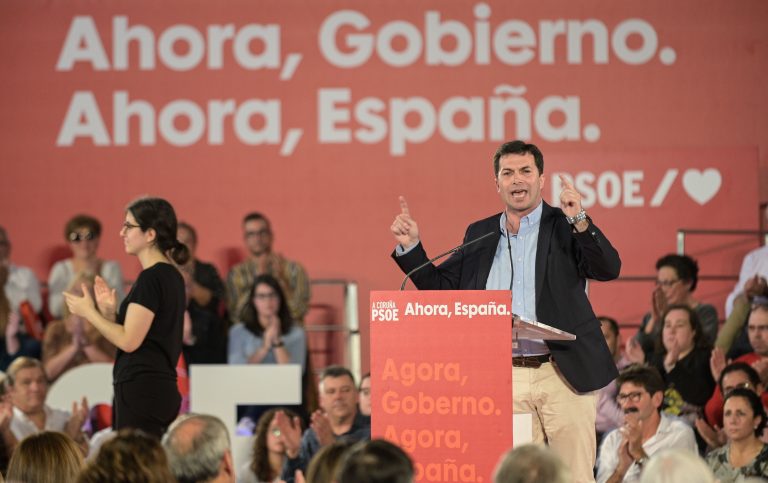 (AM)10N.-G.Caballero apela al voto de los gallegos «progresistas»: «A Galicia le va mejor con un gobierno socialista»