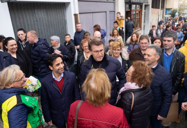 AMP.- 10N.- Feijóo avisa que la división del voto en la derecha «favorece al PSOE» y no permite «parar» al nacionalismo