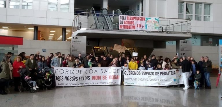 Familias de Ferrolterra denuncian graves deficiencias en  los servicios de pediatría de sus municipios
