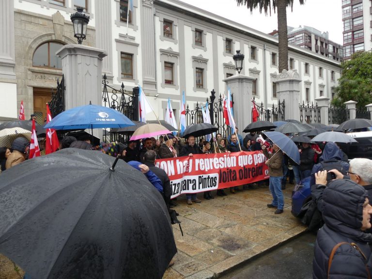 El exsecretario de CIG en Ferrol, juzgado por un incidente en un mitin del PP en 2012, asegura ser un «cabeza de turco»