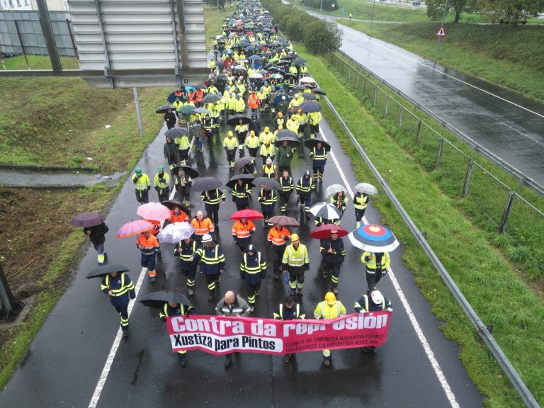Denuncian represalias contra los trabajadores de auxiliares por participar en las movilizaciones del naval de Ferrol