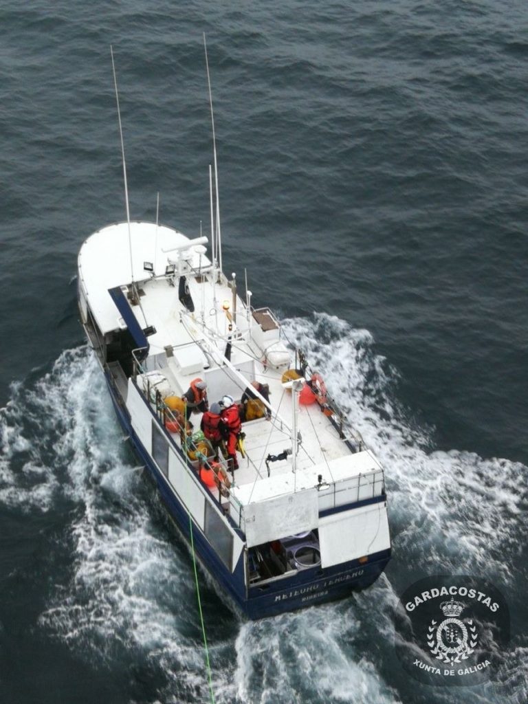 Pesca.- Evacuado a Vigo un tripulante de un pesquero tras sufrir un golpe en la cabeza