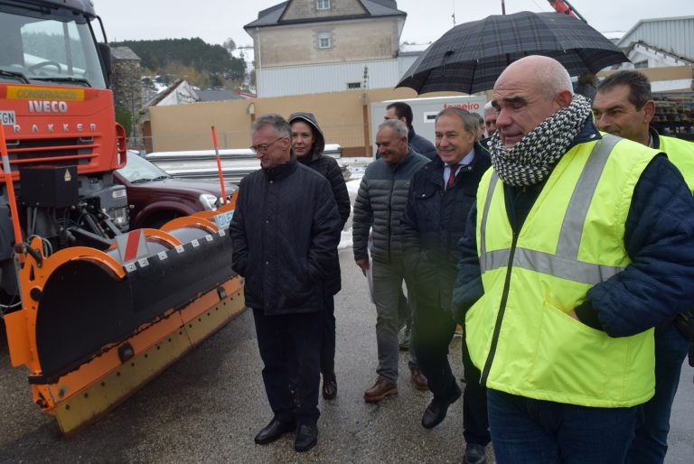 Un dispositivo de 112 operarios y 64 máquinas garantizará este invierno la seguridad en la red vial provincial de Lugo