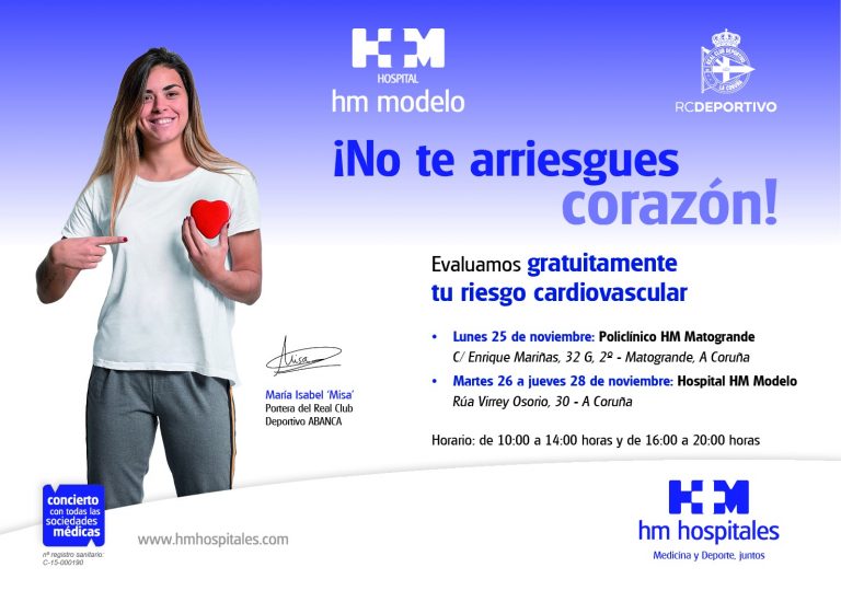 HM Hospitales pone en marcha en A Coruña la quinta edición de su campaña de prevención cardiovascular