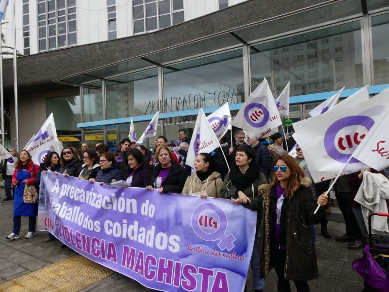 La CIG alerta de la «precariedad» de los trabajos relacionados con los cuidados en el 25N