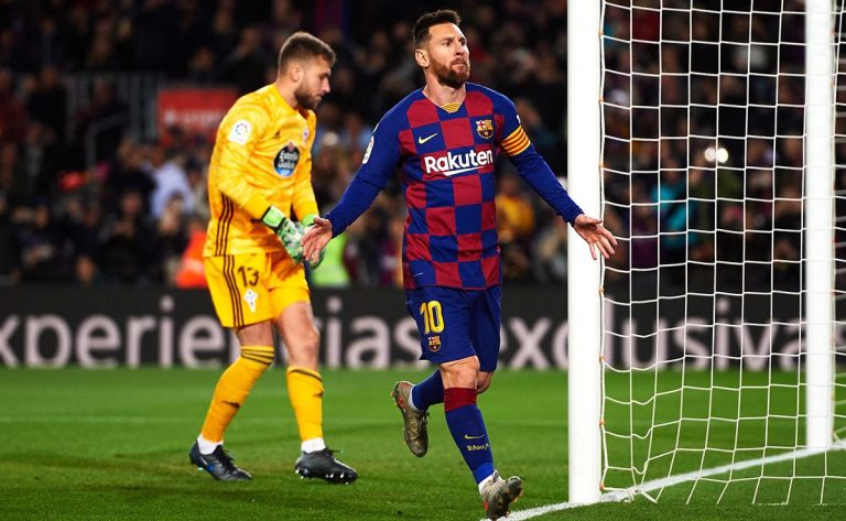 Messi destroza al Celta a balón parado