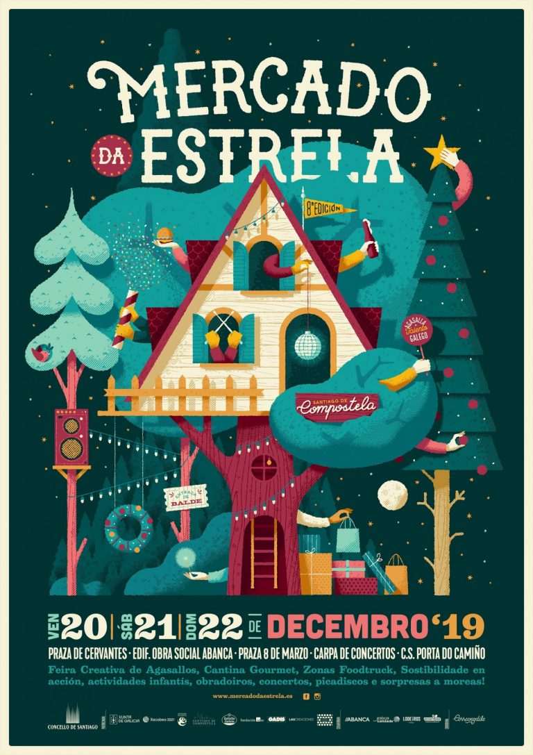 El ‘Mercado da Estrela’ regresa el 20 de diciembre a Santiago y se trasladará al Edificio Obra Social Abanca