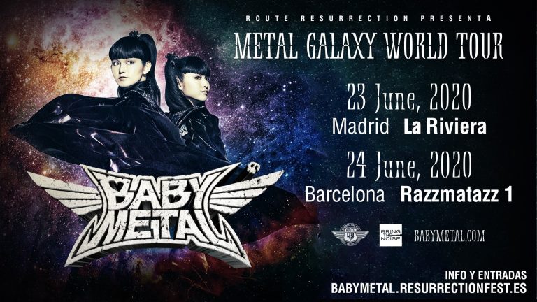 La banda ‘idol’ japonesa ‘Babymetal’ actuará por primera vez en España en la nueva gira del ‘Route Resurrection’