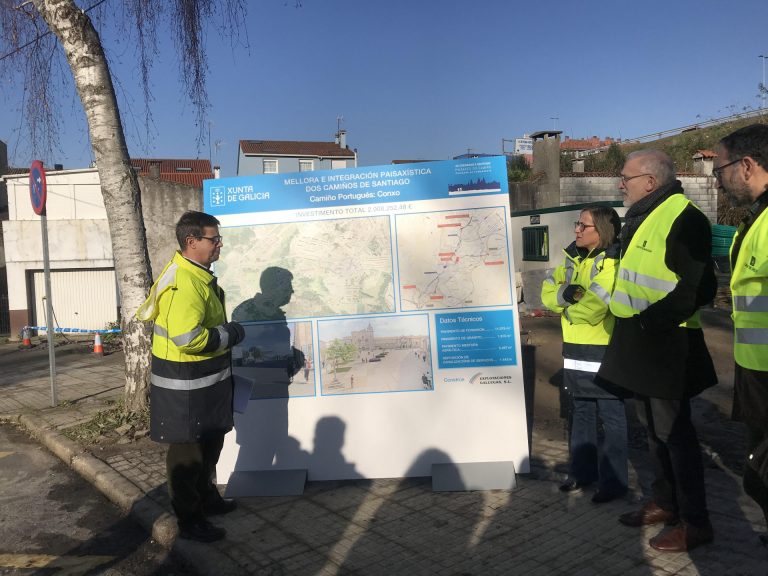 Xacobeo.- La Xunta confía en finalizar en junio las obras de mejora del acceso del Camino Portugués a Santiago por Conxo