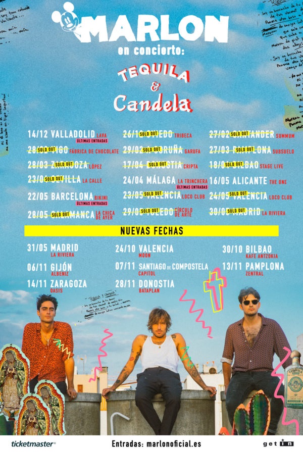 Marlon anuncia siete nuevos conciertos para 2020, uno de ellos en Santiago de Compostela