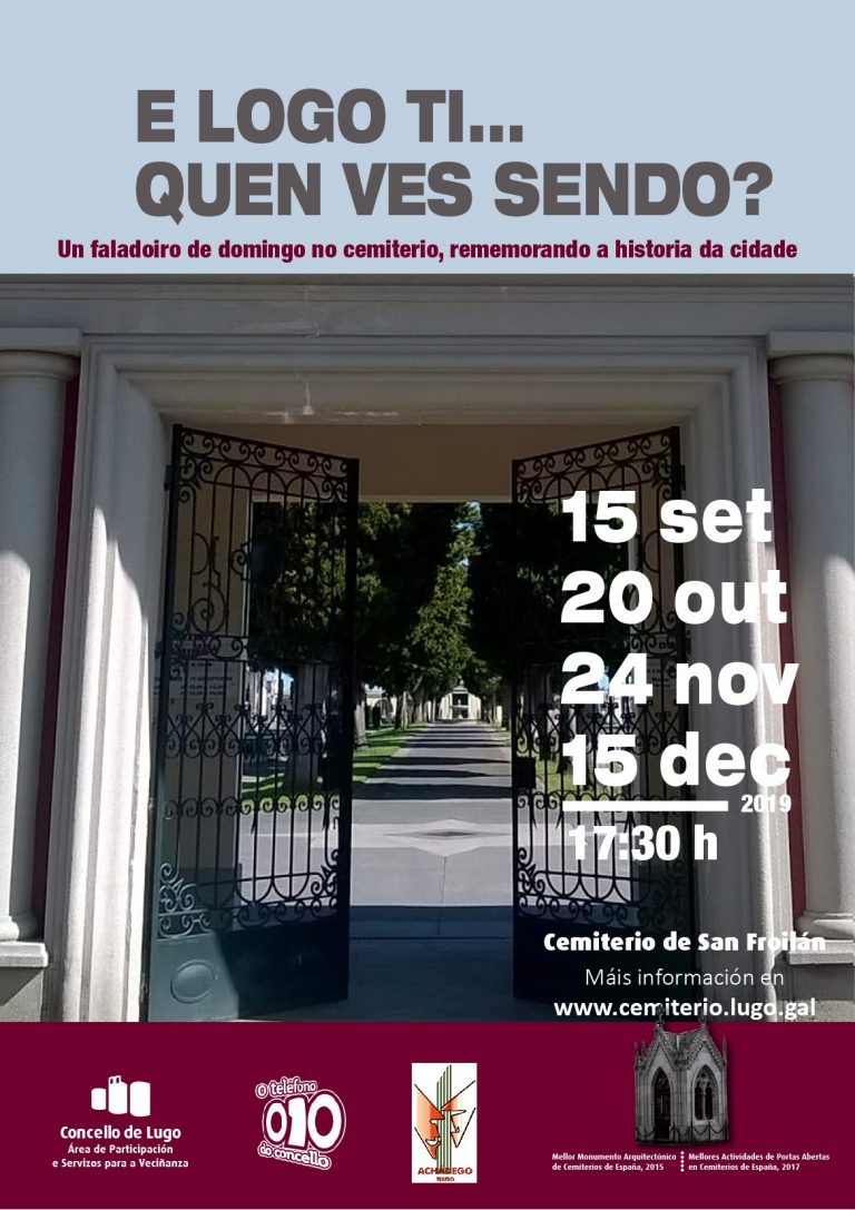 El cementerio de Lugo acogerá el próximo domingo la última actividad teatral para su promoción cultural