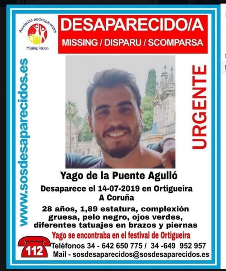 Despliegan un dispositivo en Cerdido (A Coruña) para buscar al joven desaparecido en julio en Ortigueira