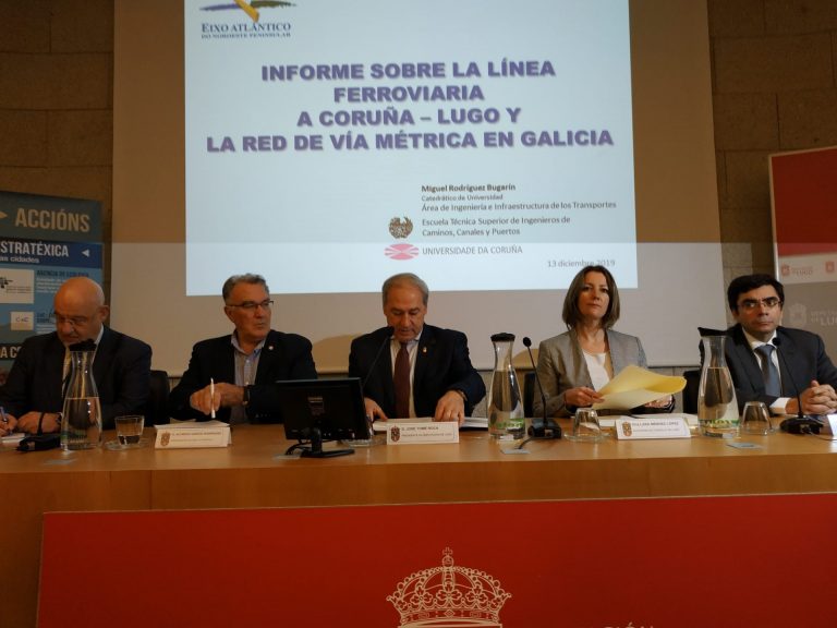 El presidente de la Diputación defiende que Lugo «debe tener los mismos servicios ferroviarios» que el resto de Galicia