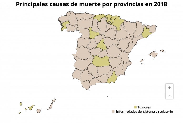 Galicia está entre las comunidades con mayor tasa bruta de mortalidad y registró 32.419 muertes en 2018