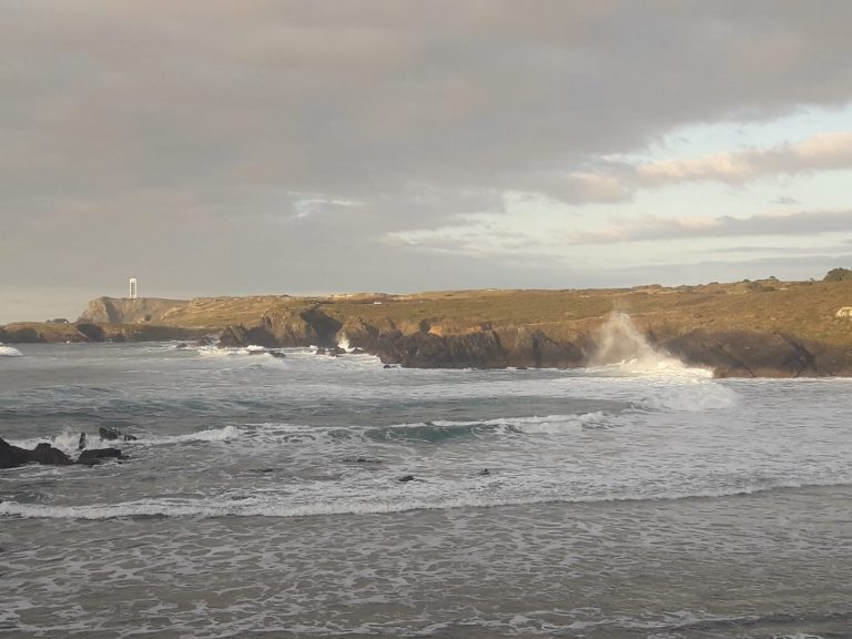 El temporal deja ya vientos de 166 kilómetros por hora en Cedeira (A Coruña)