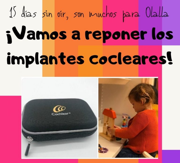 Una campaña solidaria recauda más de 34.000 euros para comprar los implantes cocleares perdidos de una niña de 2 años