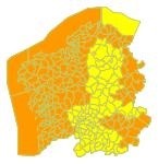 Alerta naranja este jueves en el litoral por viento y lluvia, con actividades escolares suspendidas en el exterior