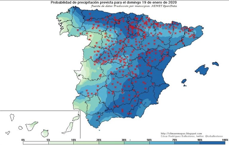 El aire polar y una borrasca en el Mediterráneo dejarán nieve en cotas muy bajas, viento y «mucho frío» desde el sábado