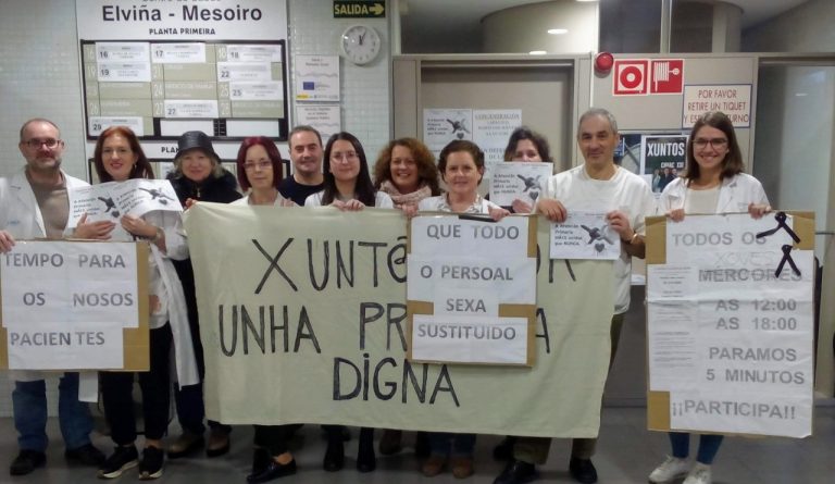 Personal de Atención Primaria se moviliza en A Coruña contra la «sobrecarga asistencial»