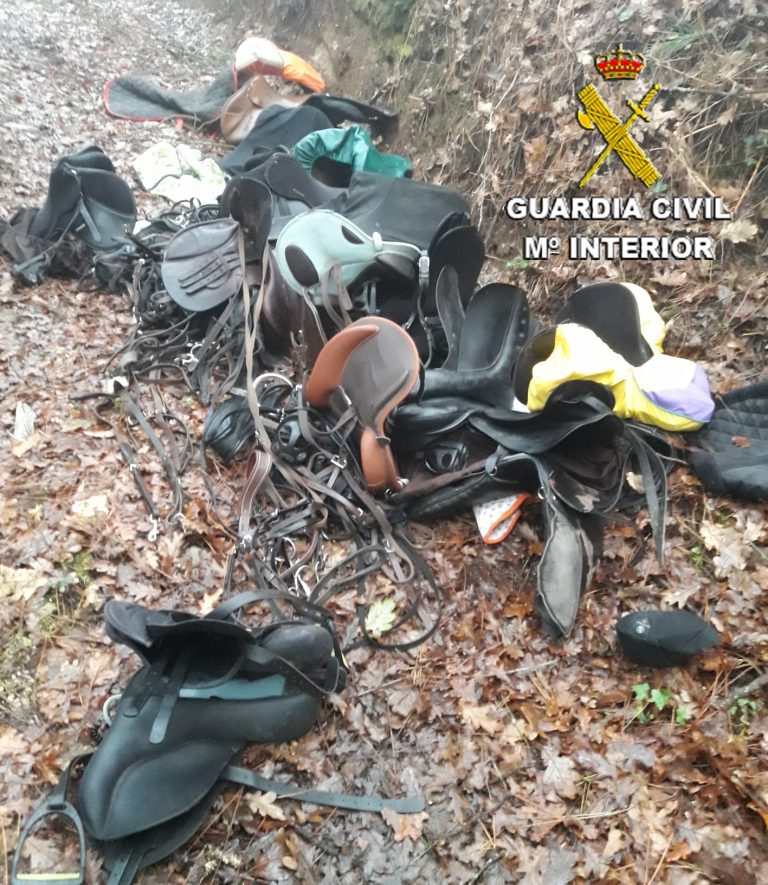 Detenido un hombre en Mos (Pontevedra) por robar material de equitación valorado en más de 10.000 euros