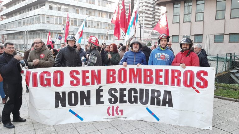 La CIG lleva a juicio el decreto de servicios mínimos de los bomberos de Vigo y la falta de negociación