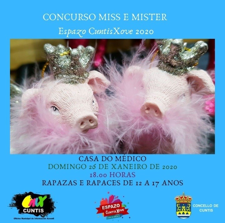 Un certamen de cultura general para jóvenes en Cuntis se vuelve polémico por su cartel: ‘Concurso de Miss y Mister’