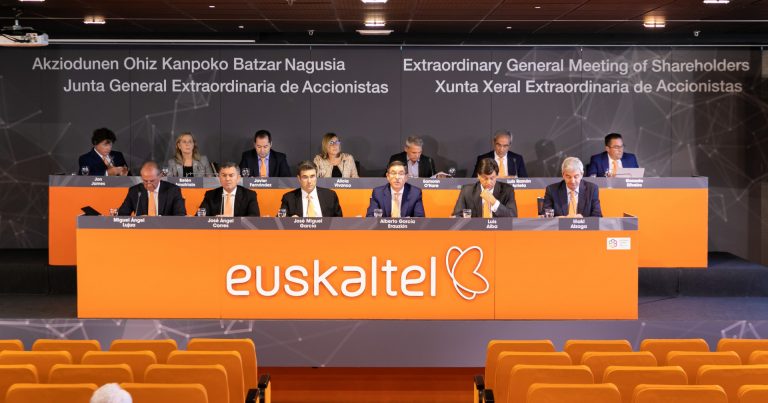 Euskaltel aprueba un plan de incentivos con el objetivo de alinear a sus directivos clave con sus accionistas