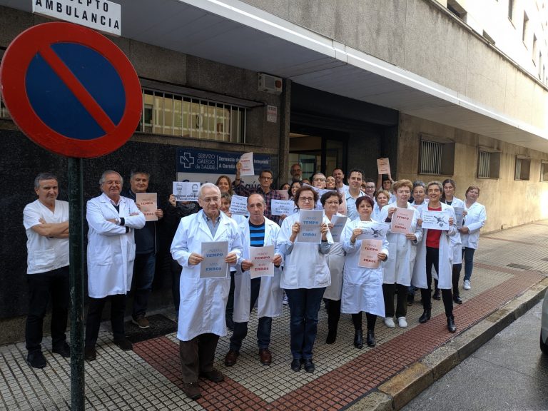 Suspendidas las concentraciones en los centros de salud de A Coruña de los jueves por la alerta sanitaria