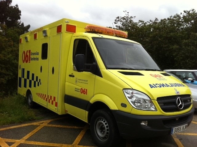 El Sergas asegura que la dotación de personal de las ambulancias de urgencia se ajusta a la normativa vigente