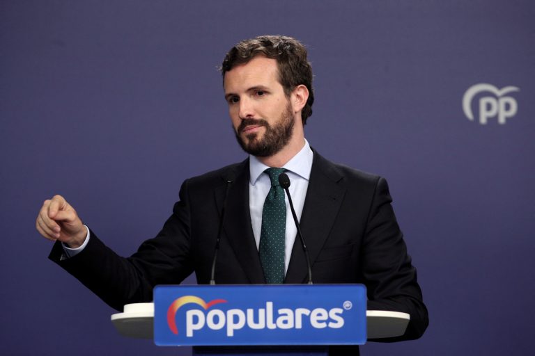 Pablo Casado descarta la coalición con Ciudadanos en Galicia