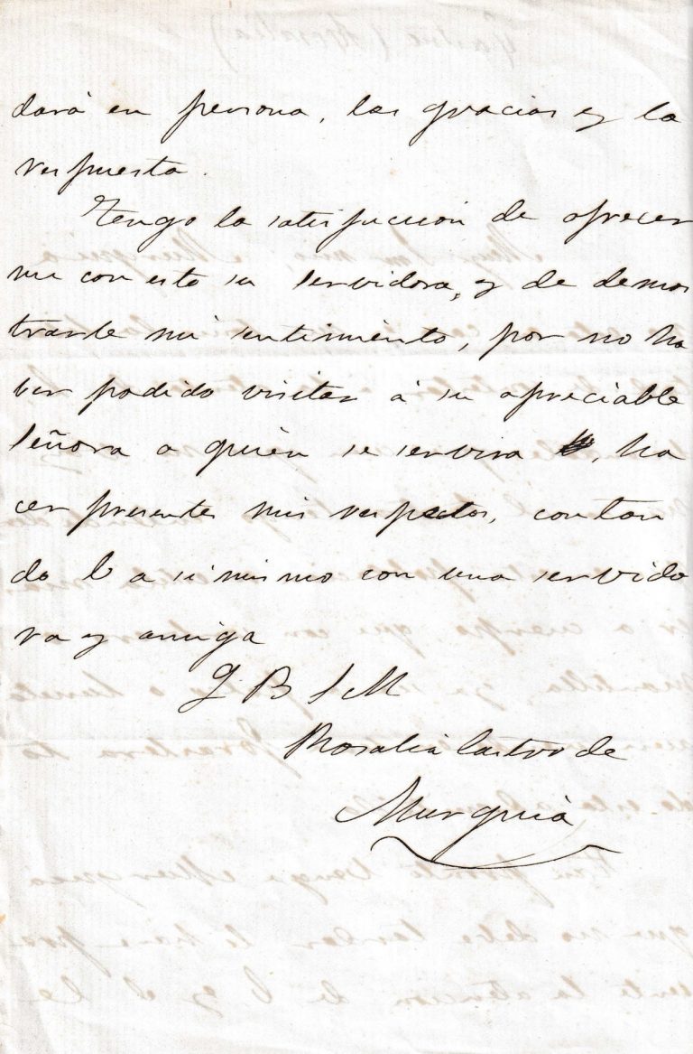Descubierta una carta inédita de Rosalía de Castro dirigida a un colaborador de Manuel Murguía