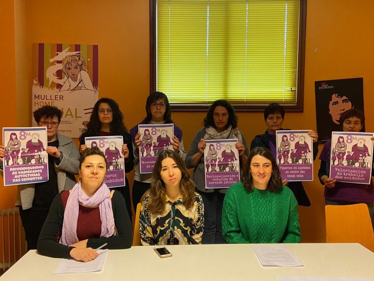 Galegas 8M llama a movilizarse el Día de la Mujer en Vigo para «cambiar el sistema» y «derrumbar el patriarcado»