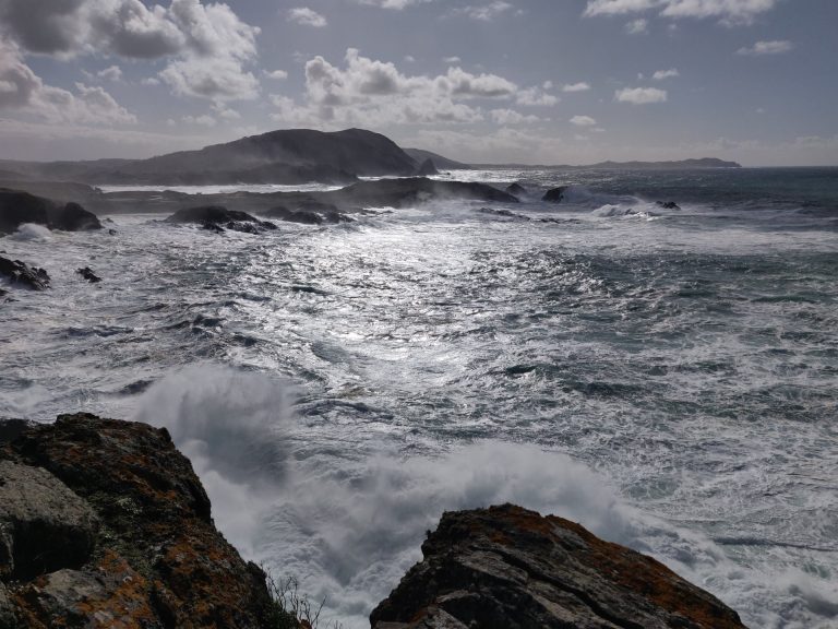 Activada la alerta naranja por temporal costero en el litoral de A Coruña y Lugo