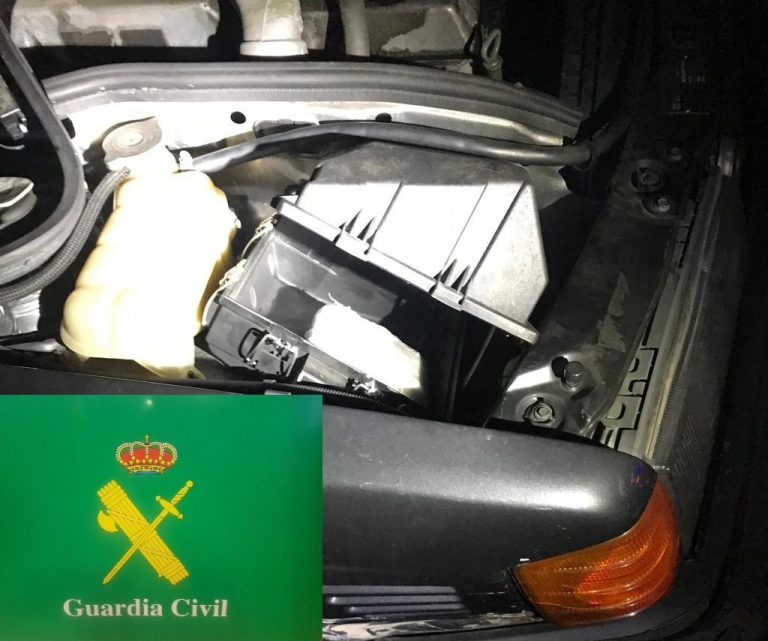 A prisión dos vecinos de Verín detenidos con 300 gramos de cocaína escondidos en el filtro del aire del coche