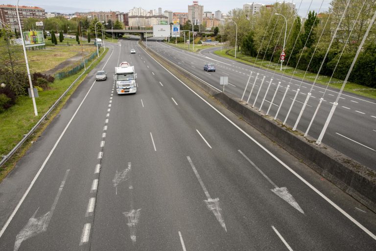 El volumen de tráfico en Galicia bajó un 83% durante el estado de alarma