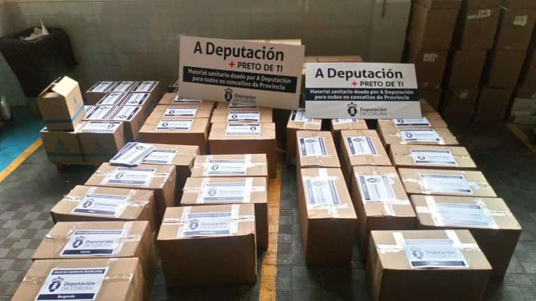 Coronavirus.- La Diputación de A Coruña distribuirá 230.000 mascarillas entre los ayuntamientos de la provincia