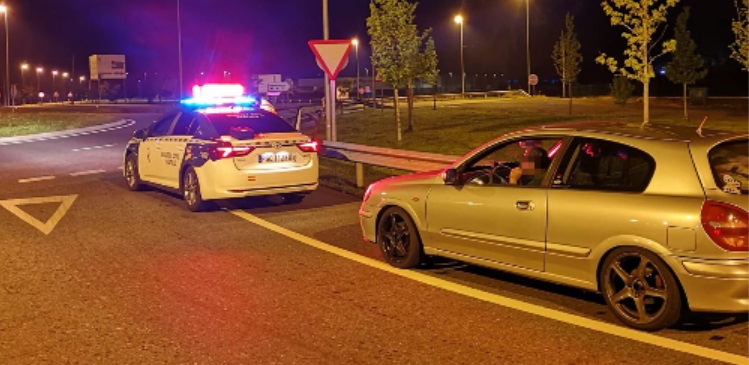 Interceptado en Verín un conductor con positivo en drogas que circulaba en tránsito de Portugal a Francia