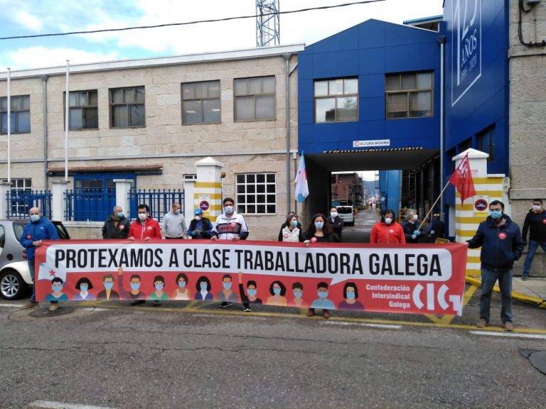 CIG conmemora el Día Mundial de la Seguridad y Salud Laboral ante centros «representantivos» de la «falta de protección»