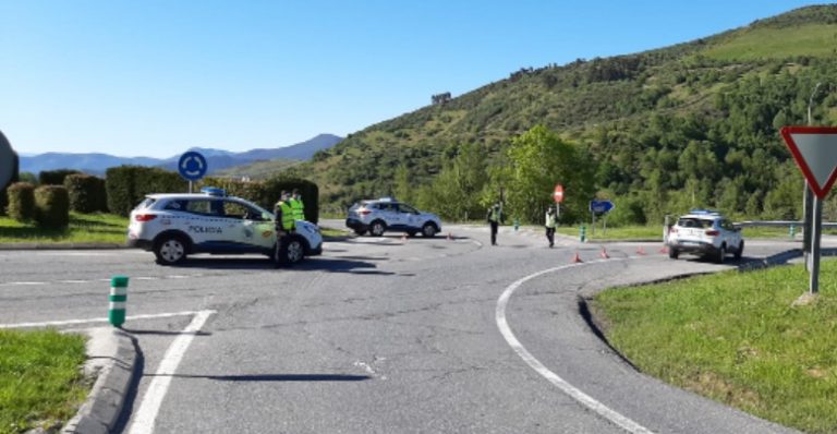 Los cuerpos de seguridad destacan el «alto grado de cumplimiento» en el límite de Lugo con la meseta