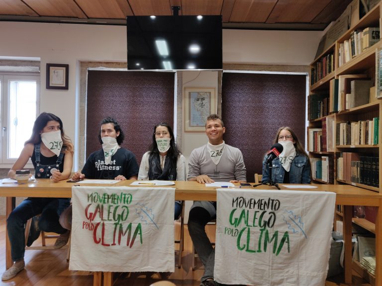 Movemento Galego polo Clima convoca acciones en las ciudades gallegas para reclamar «una salida justa» de la crisis