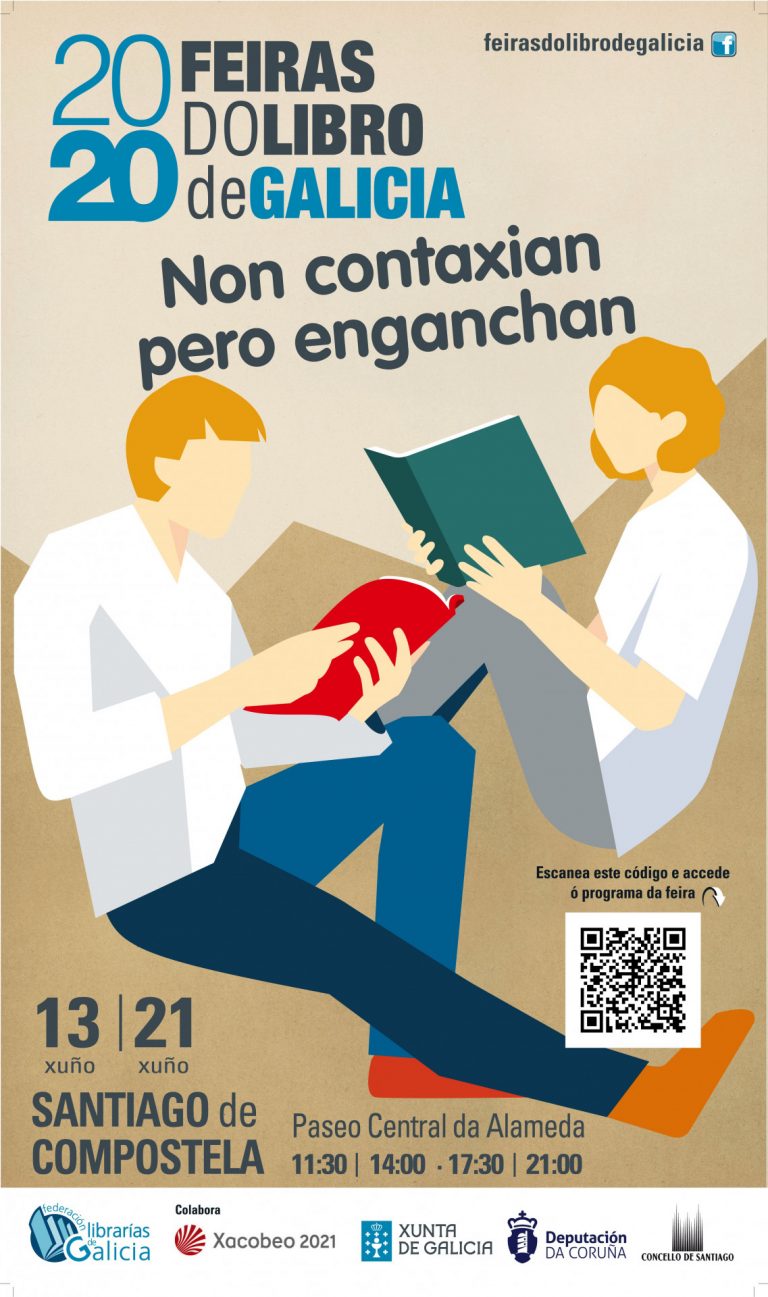 La feria del libro de Compostela regresa como «entorno seguro» para recuperar la interacción entre ciudadanos y libreros