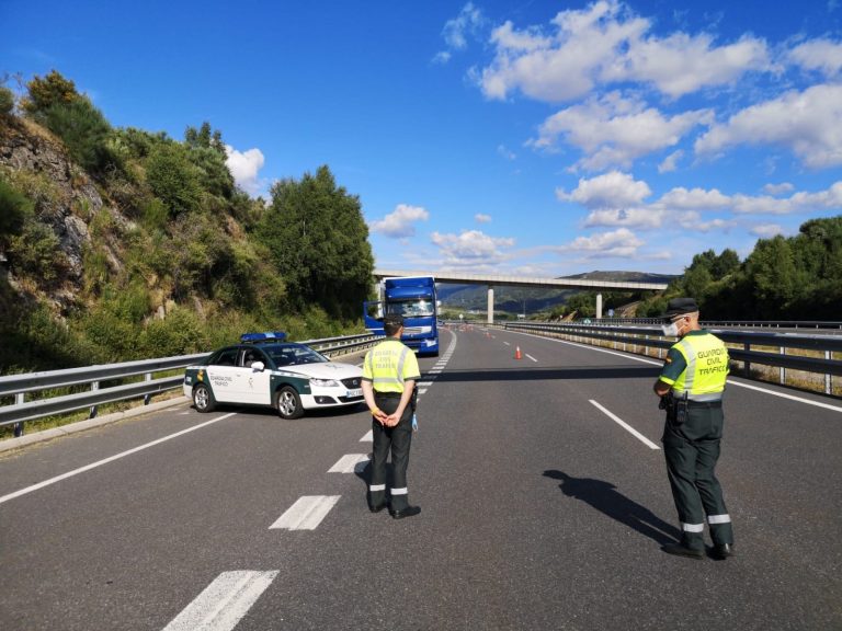 La Guardia Civil intensificará los controles de movilidad en las principales vías de acceso a Galicia