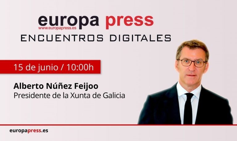 Feijóo participará el lunes en los Encuentros Digitales de Europa Press