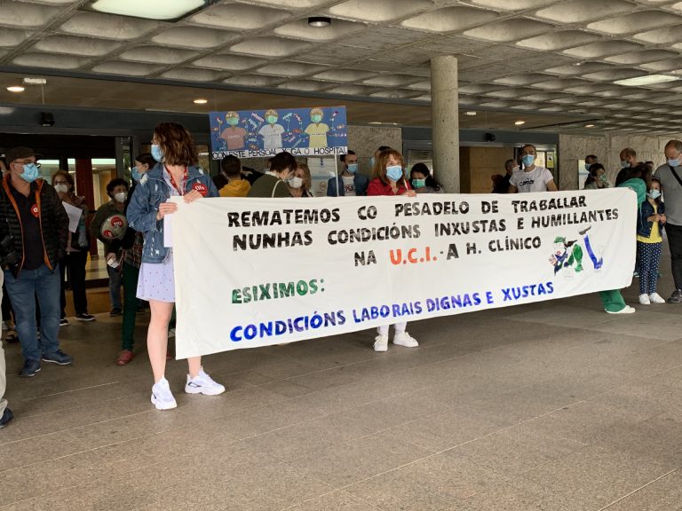 Personal de la UCI de adultos del Hospital Clínico de Santiago reivindica «una unidad adecuada sin perder camas»
