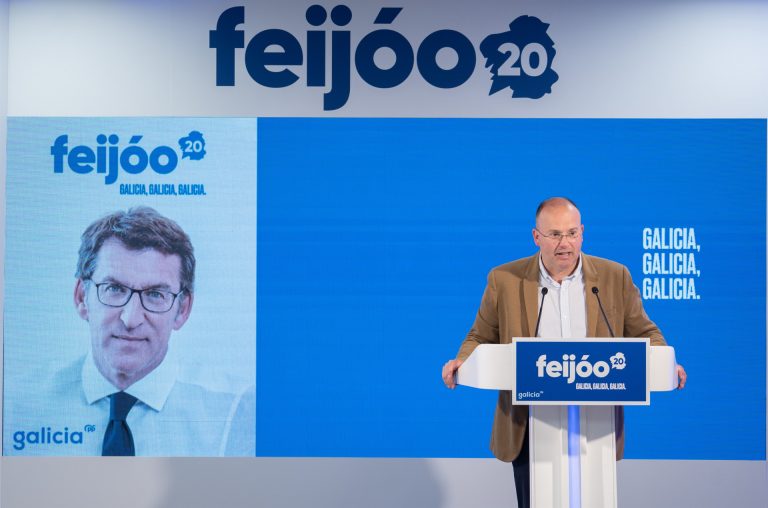 El PPdeG prima «Galicia» y «Feijóo» sobre las siglas en una campaña que arrancará en Os Peares