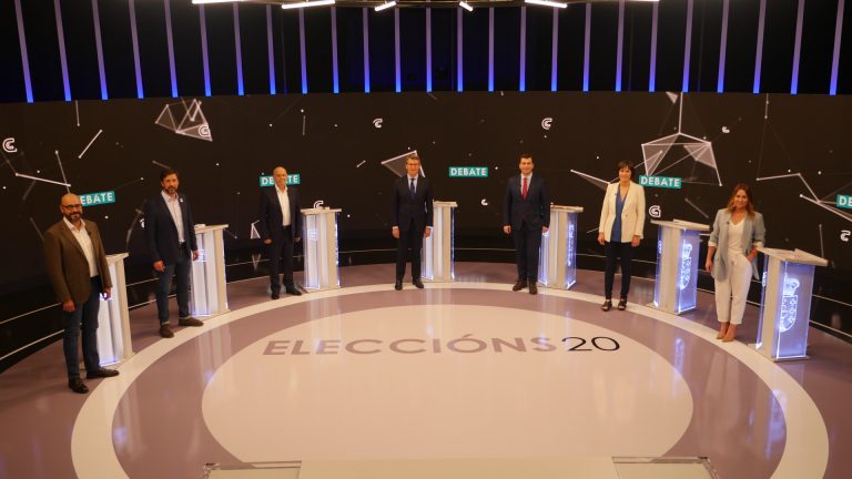 Debate 12J.- Finaliza el debate a siete entre los candidatos a la Xunta
